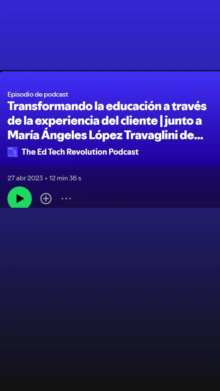 The Ed Tech Revolution Podcast – episodio en Spotify